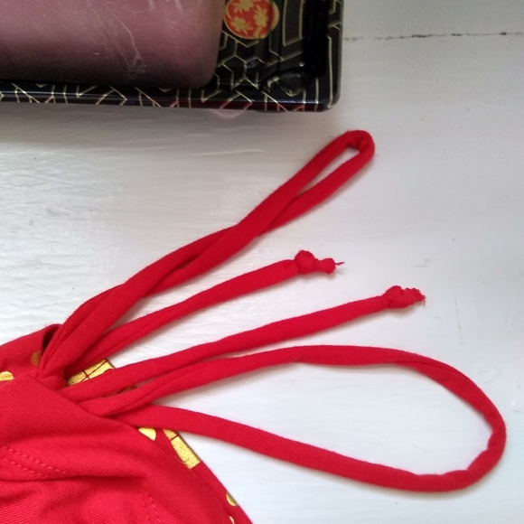 Y2K Vintage Baby Phat Red and Gold Debut KLS Designer Tee NWOT - Picture 11 of 16